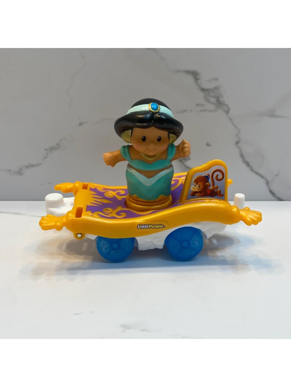 Fisher-Price Little People Disney Princess Parade Jasmine & Abu's Float Set of 2
